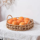 woven wicker fruit basket for decoration and storage