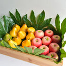 Set of realistic artificial tropical plastic plants for decoration