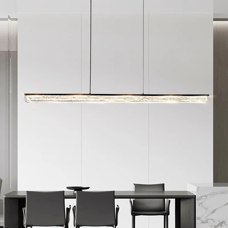 Italian design acrylic chandelier for modern and elegant spaces
