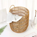 woven imitation rattan basket for toys and laundry
