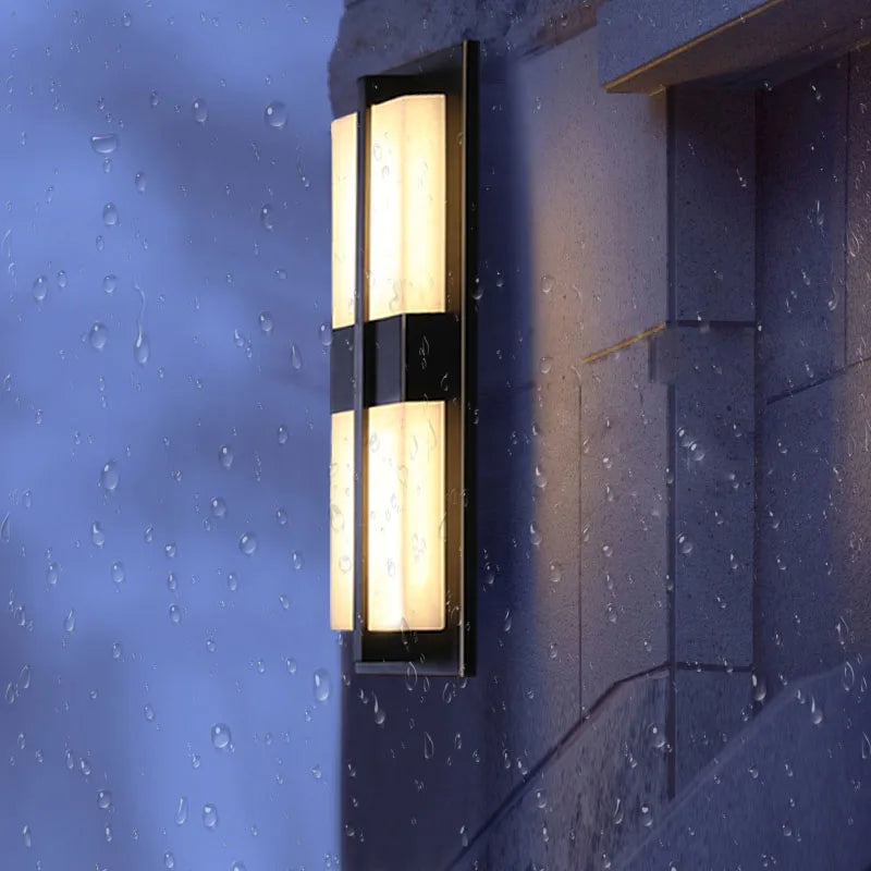 Modern waterproof outdoor wall light for decorative lighting