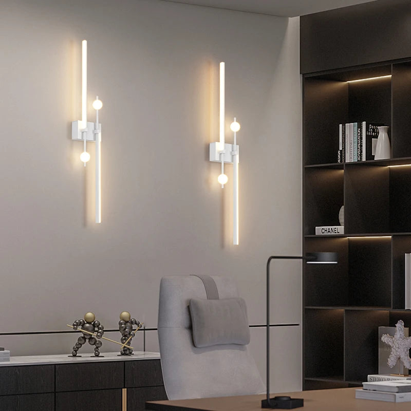 Modern minimalist nordic luxury wall light - vue 5 sur 23