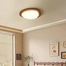 Modern minimalist wooden ceiling light with Nordic log pattern