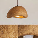 Nordic wabi-sabi decorative resin LED pendant light for creative interiors