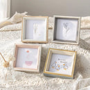 Decorative nordic style square resin photo frame for wall hanging