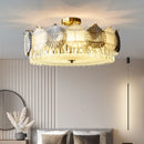 Modern French crystal LED designer chandelier