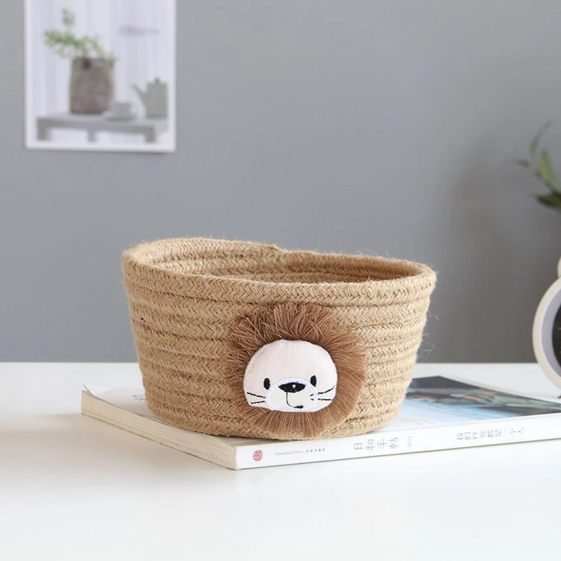 cute animal shaped storage basket for kids