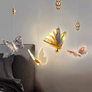 Creative butterfly chandelier light for children's room