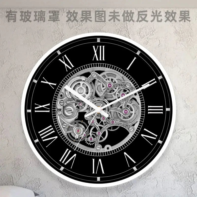 American restaurant retro silent quartz wall clock