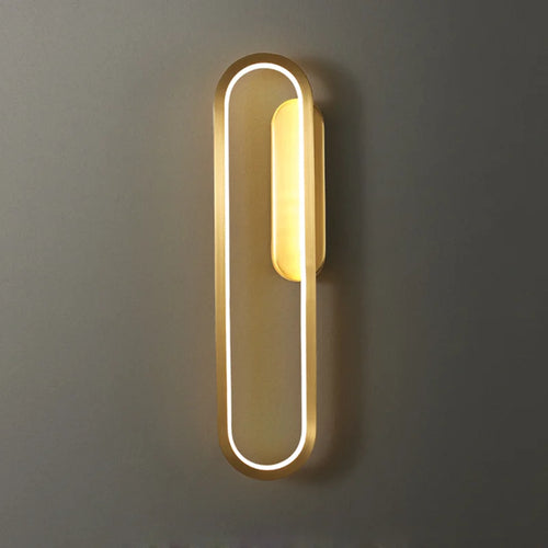 Modern nordic copper indoor wall light - vue 2 sur 8
