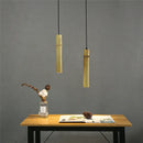 Minimalist Chinese style bamboo pendant light LED