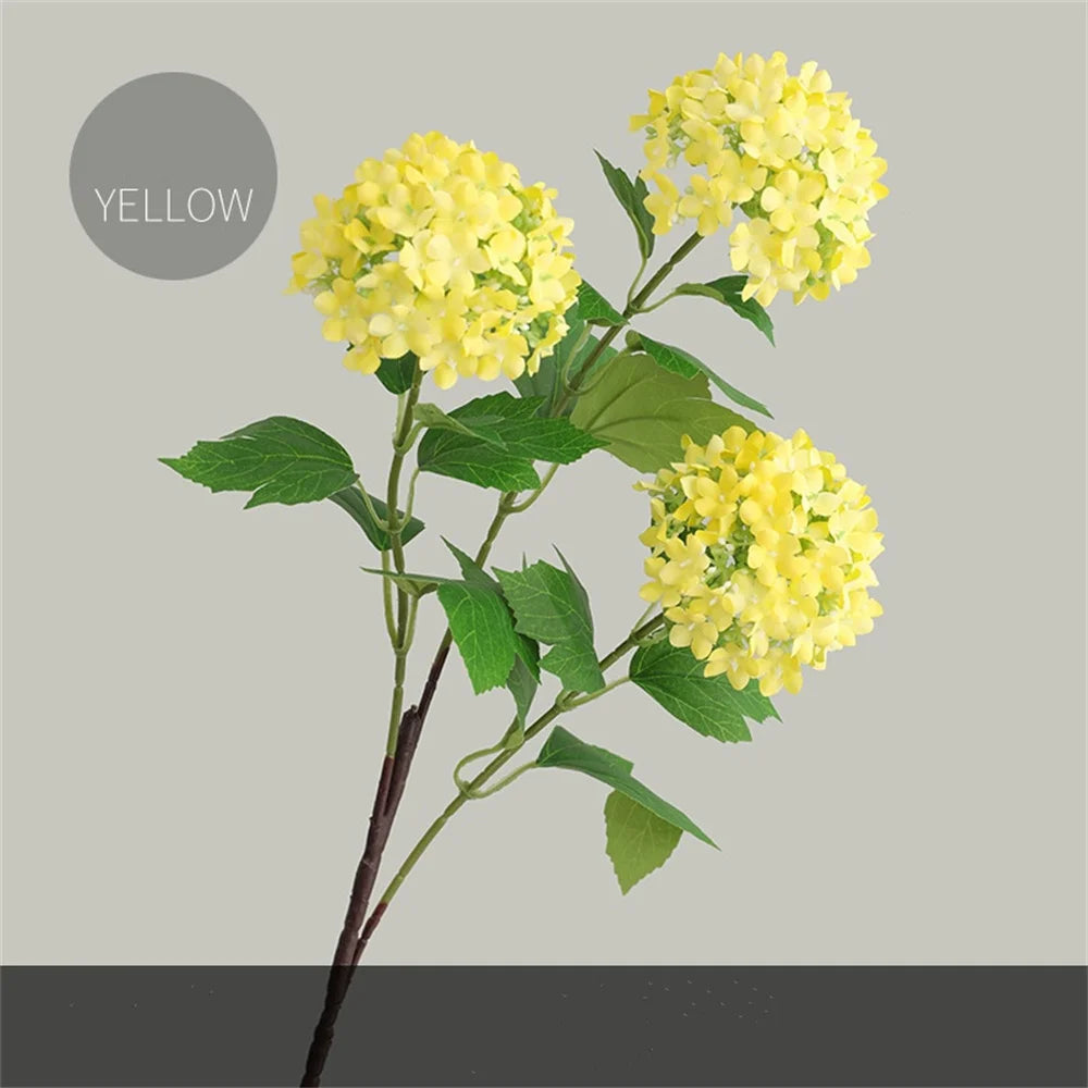 Artificial silk hydrangea bouquet for wedding decoration