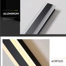 applique murale led étanche longue bande décorative extérieure avec interrupteur tactile