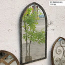 Nordic retro wooden mirrors for wall craft decoration