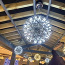 Creative nordic style LED starburst chandelier