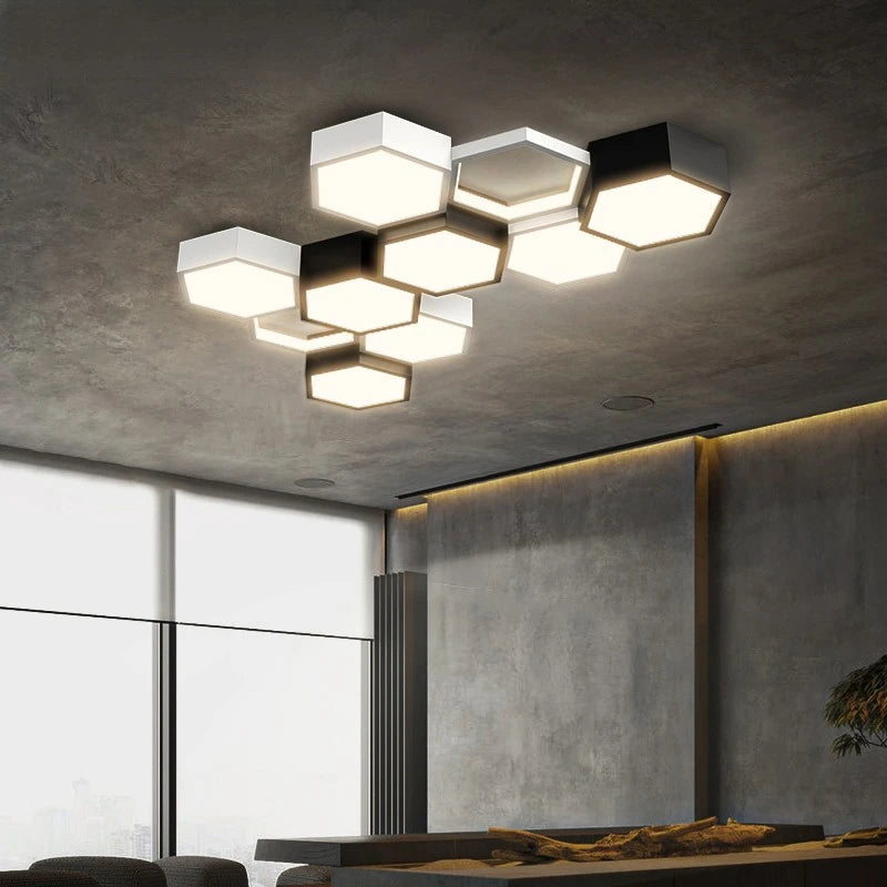 Modern ultra slim triangle ceiling light with elegant design for interiors