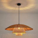 Japanese style rattan pendant light for a zen atmosphere