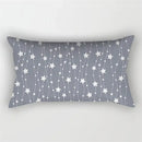 Geometric grey patchwork decorative cushion cover for living room or bedroom