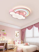 Cartoon rainbow cloud ceiling light for children, boys and girls