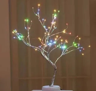 Nordic crystal LED cherry blossom table lamp night light - vue 12 sur 19