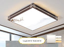 Modern rectangular LED ceiling chandelier for indoor lighting