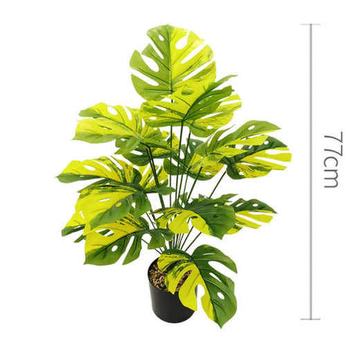 Artificial plants with large decorative leaves for indoors and offices - vue 18 sur 24