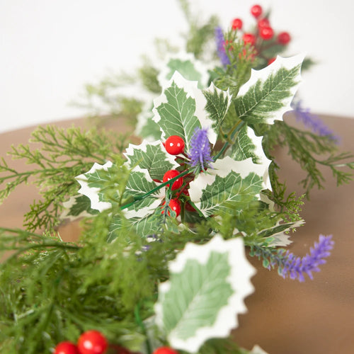 Artificial plants for Christmas decoration festive hanging garland - vue 3 sur 6