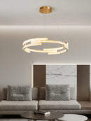 Elegant circular designer pendant light for modern interiors