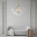 Modern glass bubble pendant chandelier for elegant interiors