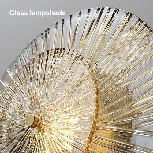 Post-modern glass wall light for interior decoration - vue 7 sur 8