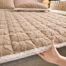 soft lambskin velvet mattress topper for students and dormitories