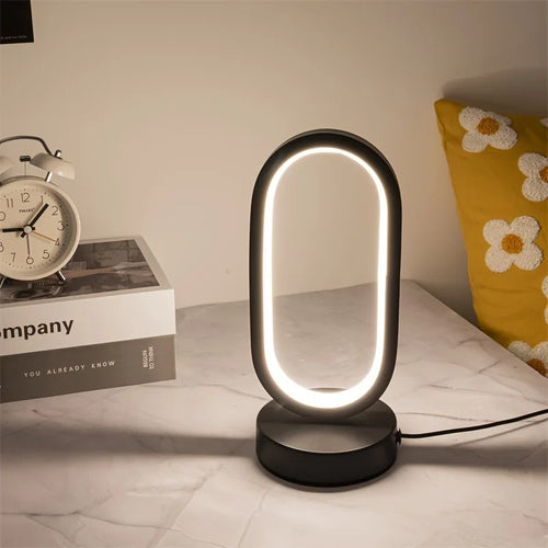 U-shaped LED table lamp for decorative lighting - vue 4 sur 7