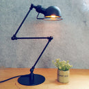 Retro bronze table lamp in American style decorative