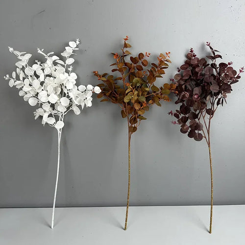 Set of 2 artificial silk leaves for floral decoration - vue 6 sur 7