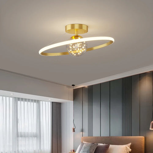 Modern LED chandelier for stylish indoor lighting - vue 7 sur 13