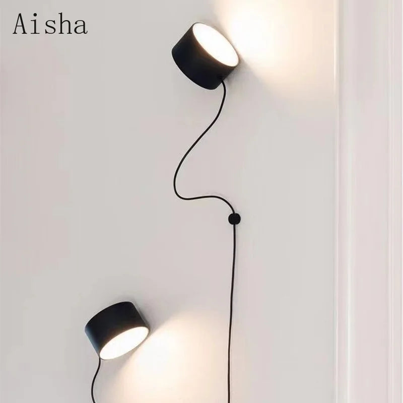 Nordic magnetic wall light, modern design for interiors