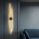 Minimalist copper LED wall light for ambient decoration