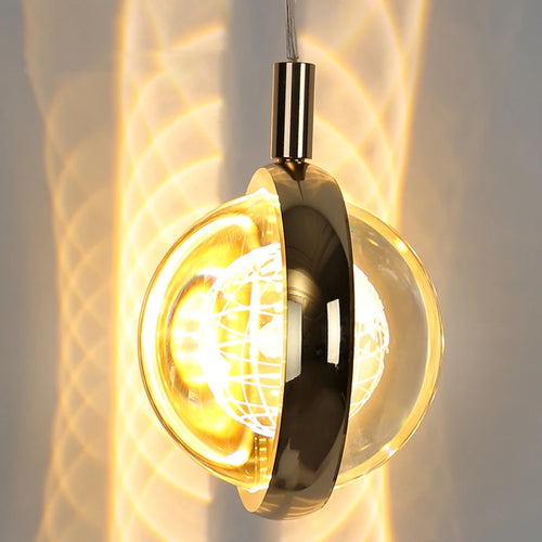 Luxury crystal pendant light for modern interior decor - vue 6 sur 10