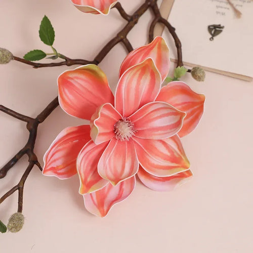 Artificial magnolia branches for indoor decoration - vue 2 sur 14