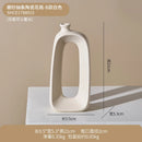 openwork ceramic vase for dried flowers and interior decoration
