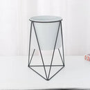 Nordic design metal flower pot for succulents