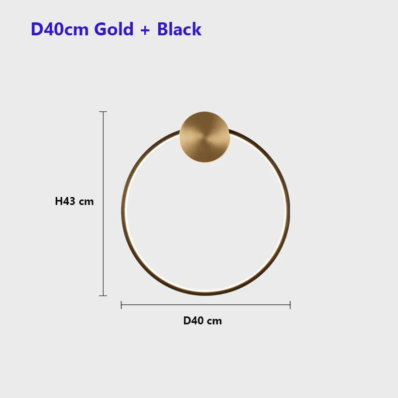 Round copper wall light for a creative luxury atmosphere - vue 18 sur 20