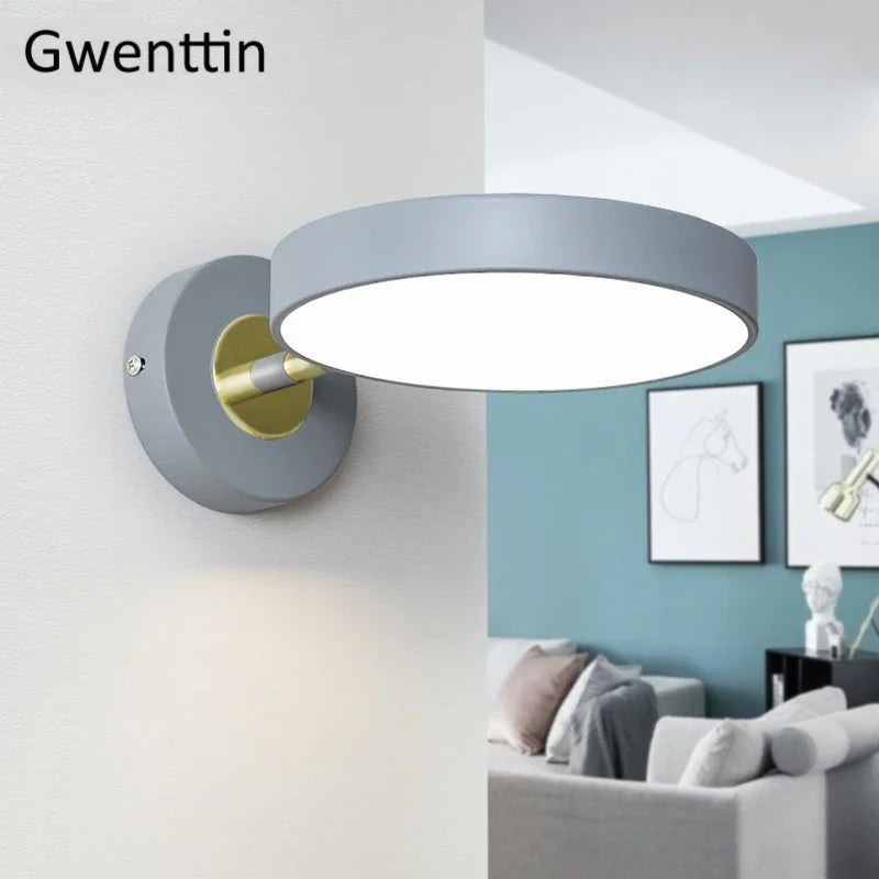 Modern LED wall light for decorative indoor lighting