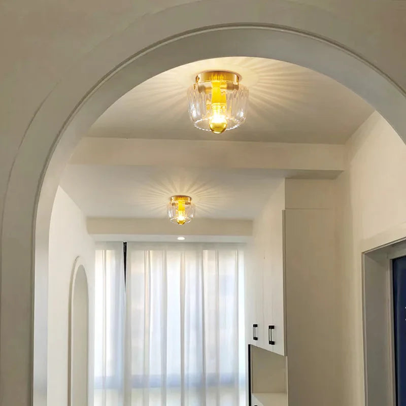 Romantic warm light glass wall lamp for indoor lighting - vue 5 sur 10