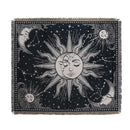 Bohemian landscape motif throw for sofa, living room and bedroom