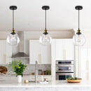 modern glass pendant light for elegant interior decoration