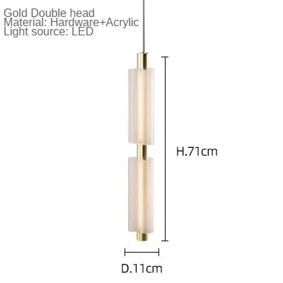 Designer acrylic pendant light for modern and elegant lighting - vue 11 sur 12