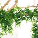 Artificial tropical plastic plants for indoor and outdoor decor