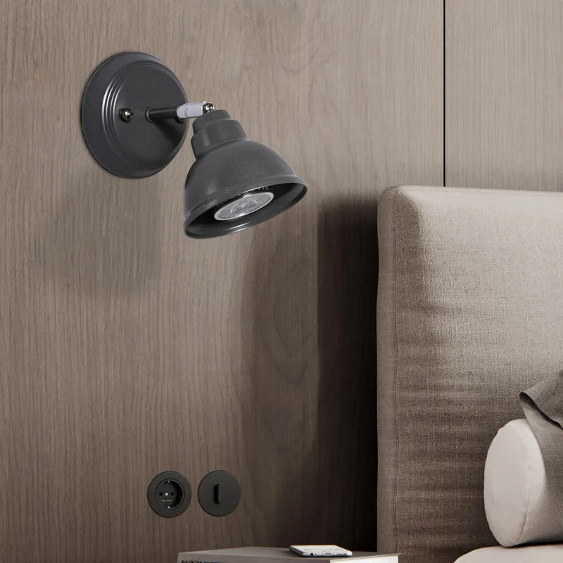Retro industrial style wall light for bar restaurant