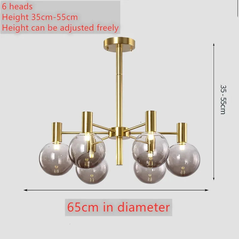 Modern vintage LED pendant light for kitchen and living room